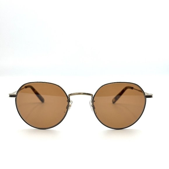 Garrett Leight GLCO Robson Brushed Gold-Tort Sunglasses Unisex New - Picture 2 of 7